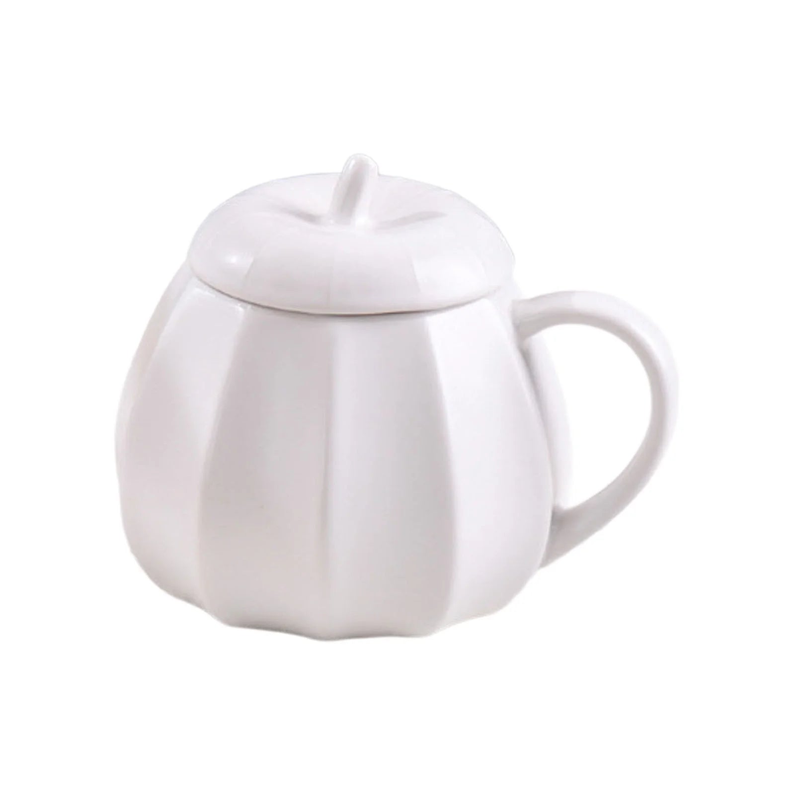 Pumpkin ceramic mug as a fall décor accent