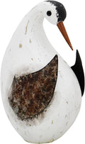 Anita Store Hand-Carved Wooden Seabird Figurine Coastal Decor
