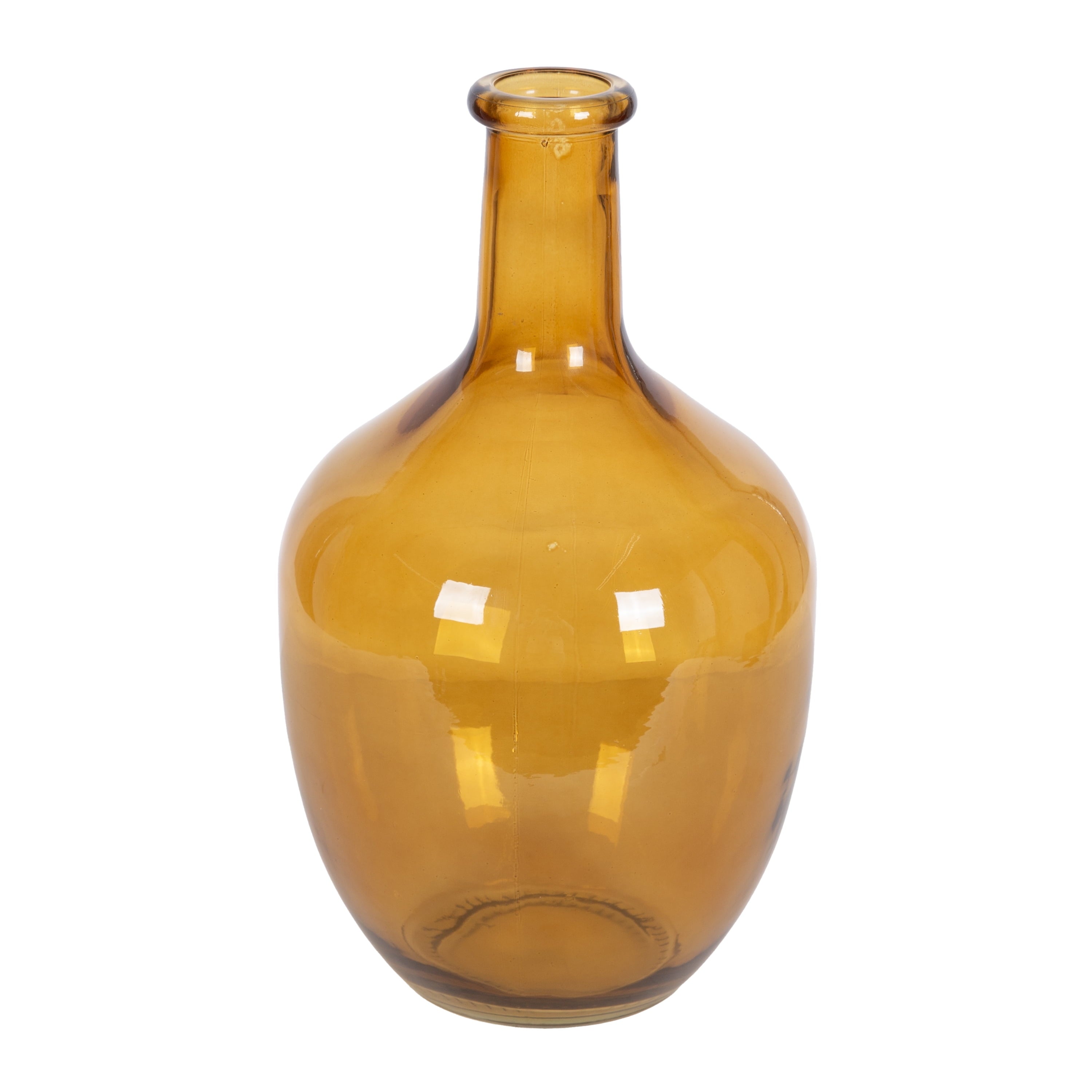 Anita Store Amber Translucent Glass Vase Home Decor