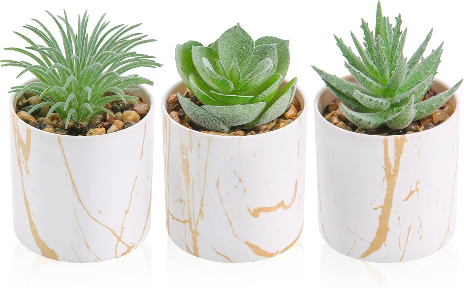 Anita Store Mini Faux Succulents Set of 3 Home Decor