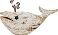 Anita Store Hand-Painted Wooden Whale Coastal Decor