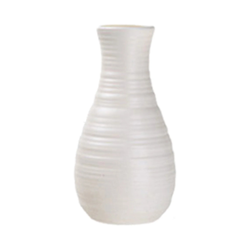 Anita Store White Tall Ceramic Bud Vase Home Decor